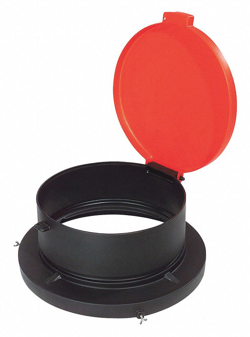 Drum Lid Red Polyethylene 55 gal