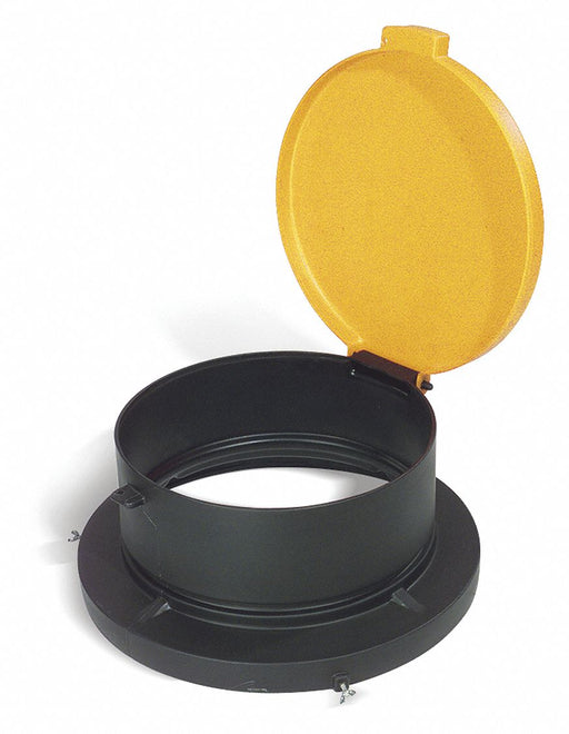 Drum Lid Yellow Polyethylene 55 gal