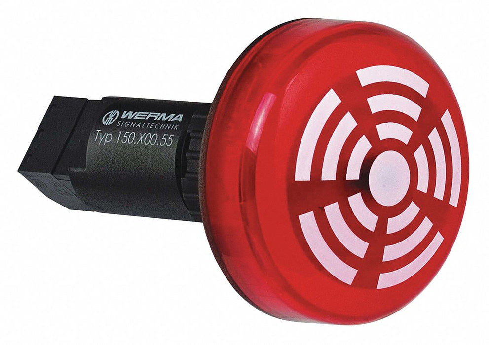 Buzzer 115VAC Black 1-61/64 W IP65