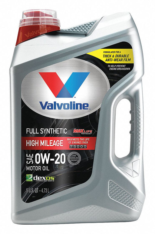 Motor Oil 5 qt. Size 0W-20 SAE Grade