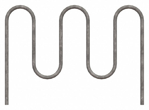 Bike Rack Silver Color 7 Cap. 64 W