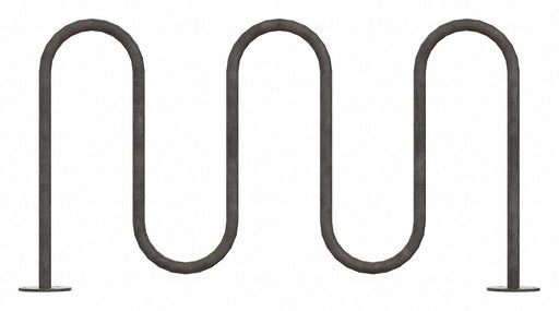 Bike Rack Silver Color 7 Cap. 64 W