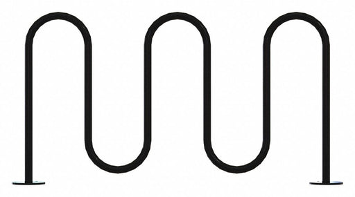 Bike Rack Black Color 7 Cap. 64 W