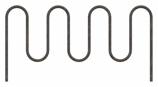 Bike Rack Silver Color 9 Cap. 89 W