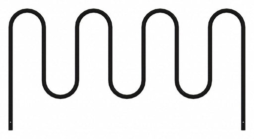 Bike Rack Black Color 9 Cap. 89 W