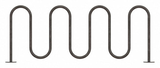 Bike Rack Silver Color 9 Cap. 89 W
