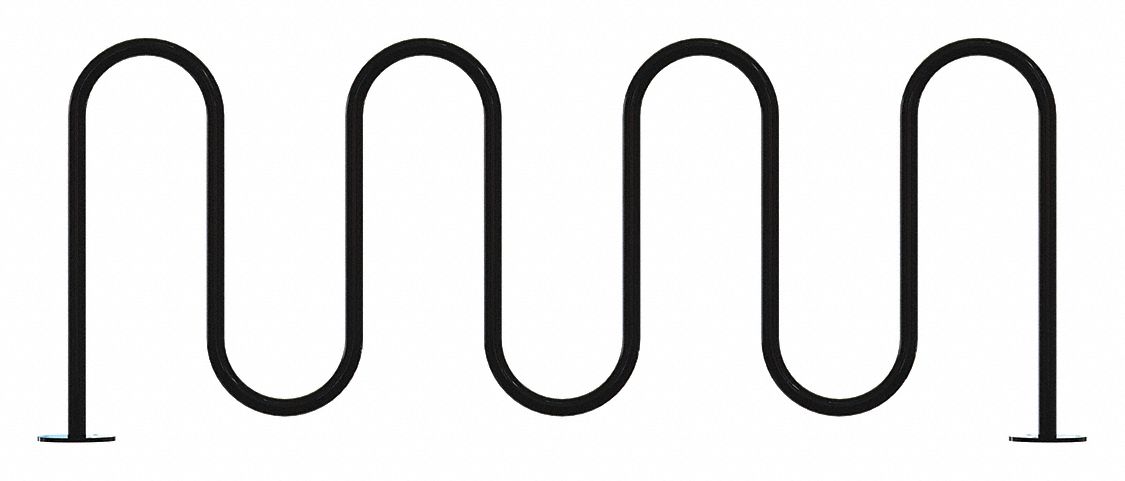Bike Rack Black Color 9 Cap. 89 W