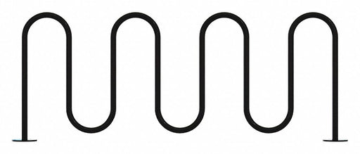 Bike Rack Black Color 9 Cap. 89 W
