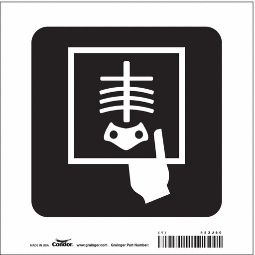 Safety Sign 8 in x 8 in Vinyl