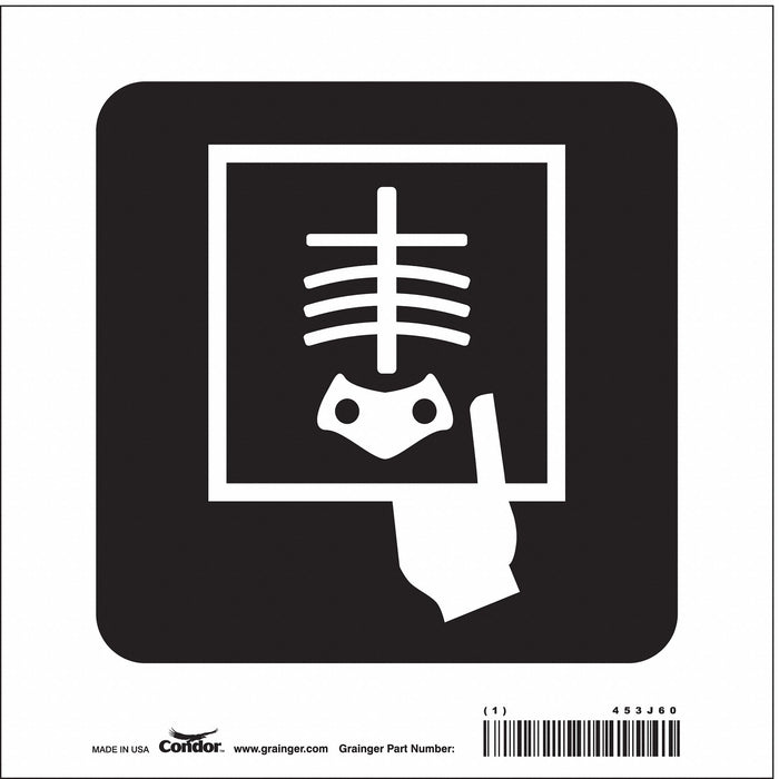 Safety Sign 8 in x 8 in Vinyl