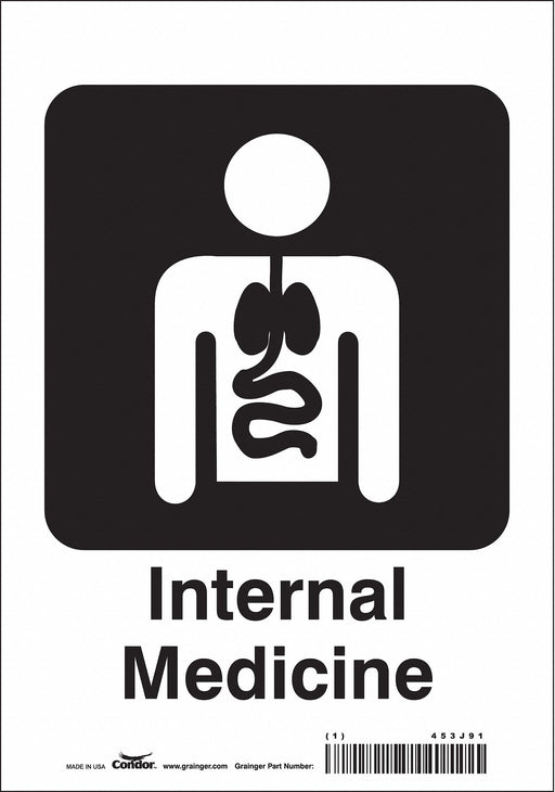 Safety Sign 10 in x 7 in Vinyl