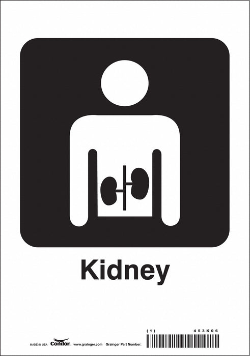 Safety Sign 10 in x 7 in Vinyl