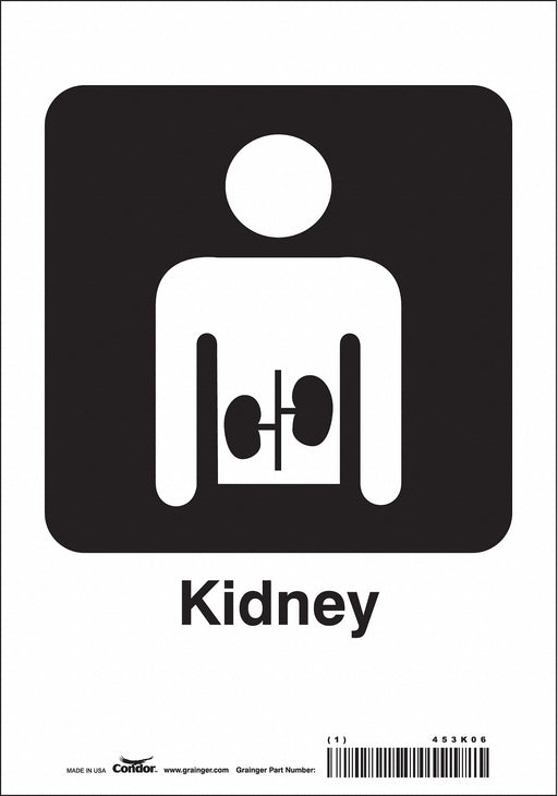 Safety Sign 10 in x 7 in Vinyl