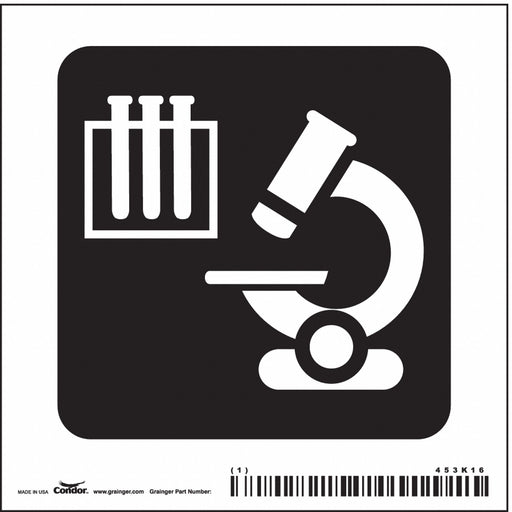 Safety Sign 4 in x 4 in Vinyl