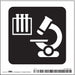 Safety Sign 4 in x 4 in Vinyl