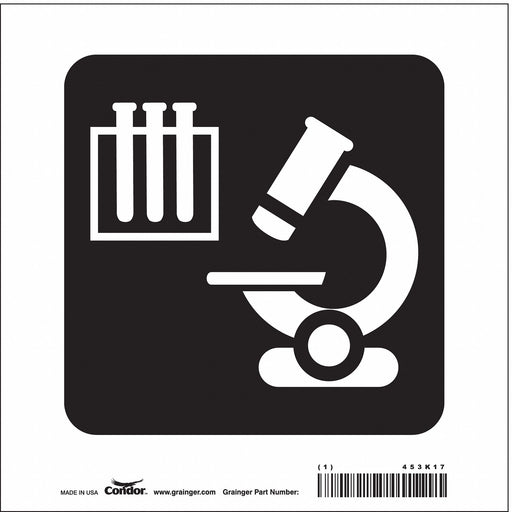 Safety Sign 8 in x 8 in Vinyl
