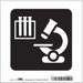 Safety Sign 8 in x 8 in Vinyl