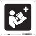 Safety Sign 8 in x 8 in Polyethylene