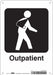 Safety Sign 10 in x 7 in Polyethylene