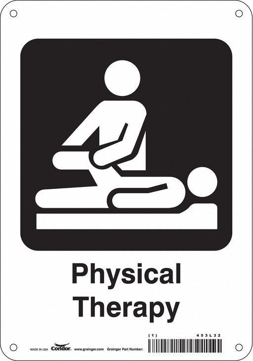 Safety Sign 10 in x 7 in Polyethylene