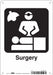 Safety Sign 10 in x 7 in Polyethylene