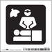 Safety Sign 4 in x 4 in Vinyl