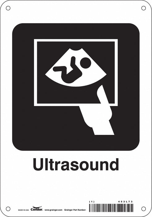 Safety Sign 10 in x 7 in Aluminum
