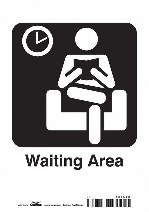 J9778 Safety Sign 10 in x 7 in Vinyl