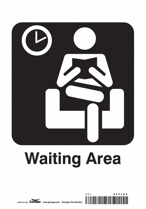 J9778 Safety Sign 10 in x 7 in Vinyl
