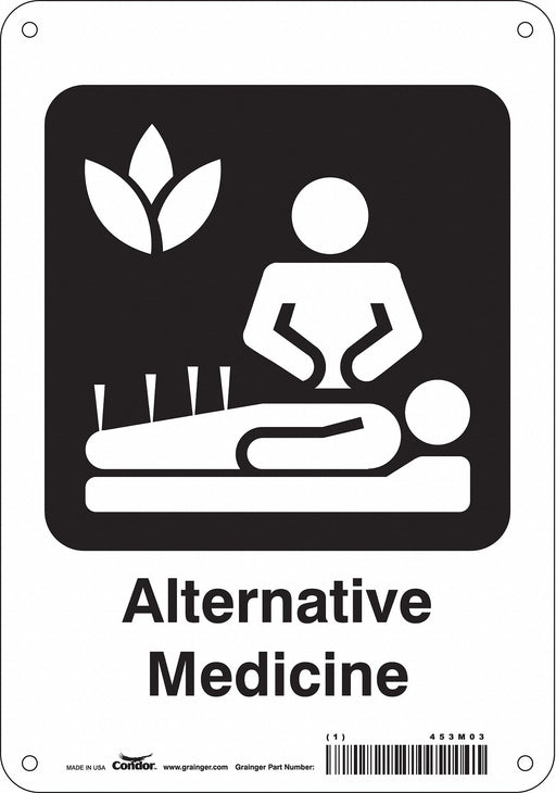 Safety Sign 10 in x 7 in Polyethylene