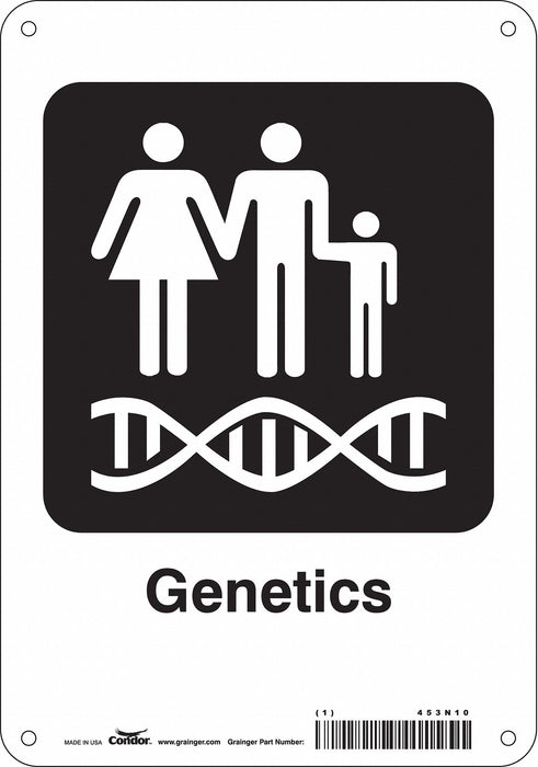 Safety Sign 10 in x 7 in Vinyl