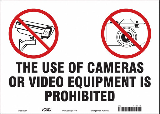 Safety Sign 10 in x 14 in Vinyl