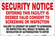 Safety Sign 24 in x 36 in Aluminum