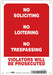 Safety Sign 10 in x 7 in Aluminum