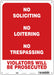 Safety Sign 14 in x 10 in Aluminum