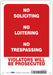 Safety Sign 10 in x 7 in Polyethylene