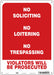 Safety Sign 14 in x 10 in Polyethylene