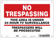 Safety Sign 7 inx10 in Polyethylene