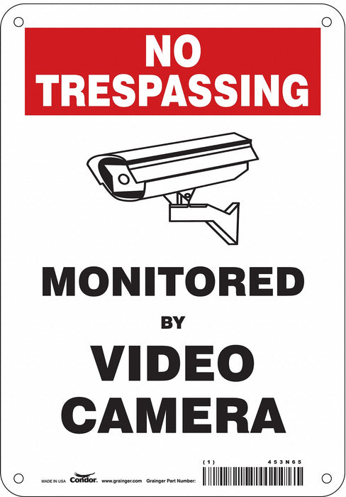 Safety Sign 10 inx7 in Aluminum