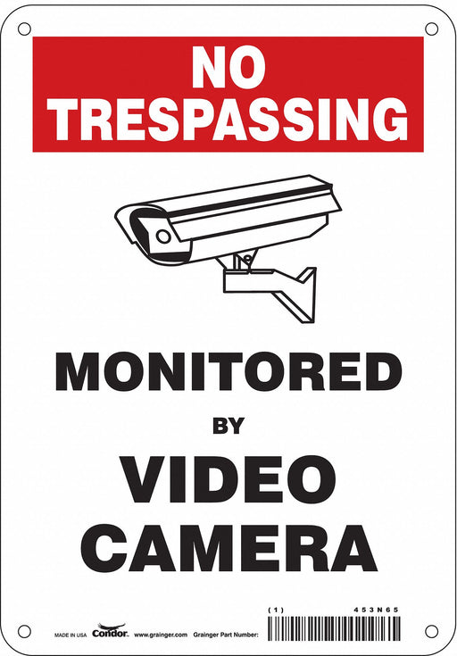 Safety Sign 10 inx7 in Aluminum