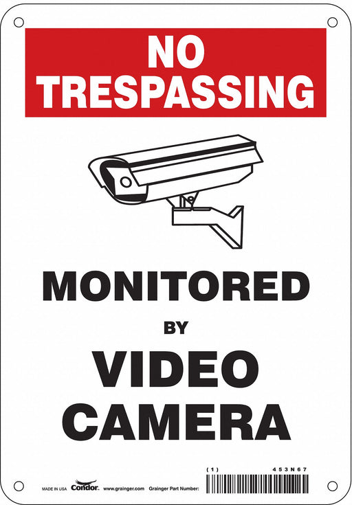 Safety Sign 10 inx7 in Polyethylene