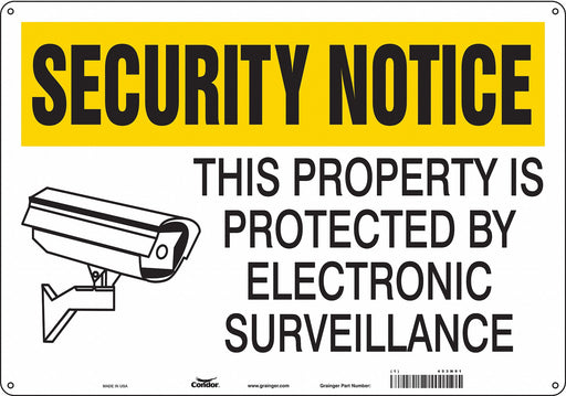 Safety Sign 14 in x 20 in Aluminum