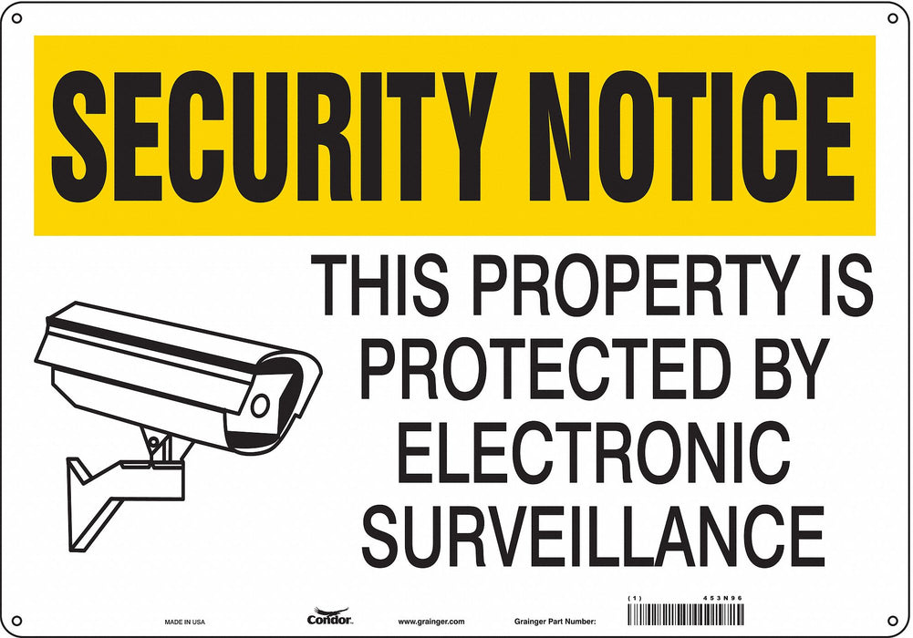 Safety Sign 14 in x 20 in Polyethylene