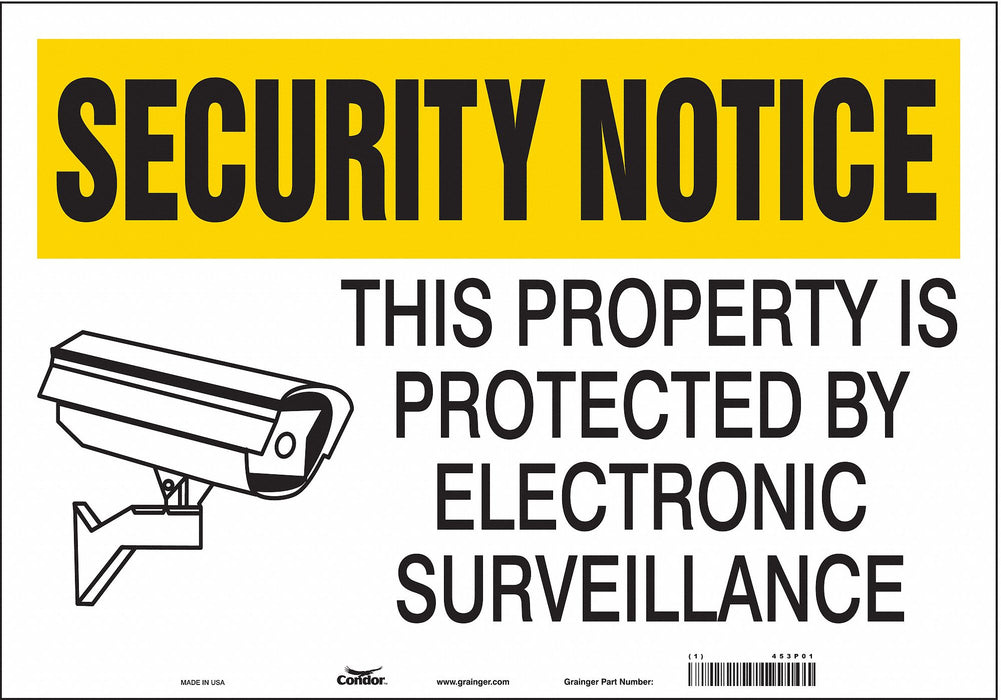 Safety Sign 14 in x 20 in Vinyl