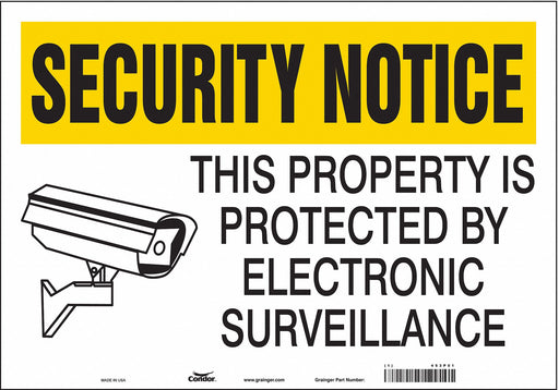 Safety Sign 14 in x 20 in Vinyl