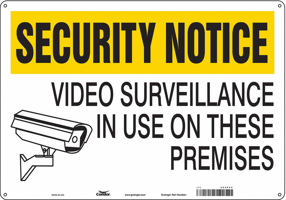 Safety Sign 14 in x 20 in Aluminum