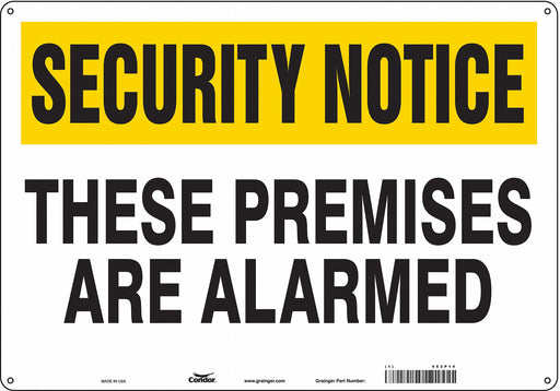 Safety Sign 14 in x 20 in Aluminum