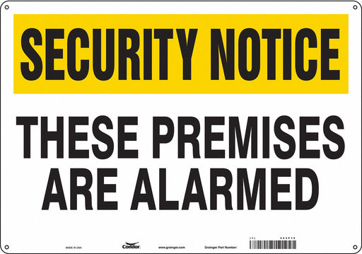 Safety Sign 14 in x 20 in Polyethylene