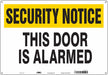 Safety Sign 14 in x 20 in Aluminum