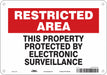 Safety Sign 7 in x 10 in Polyethylene